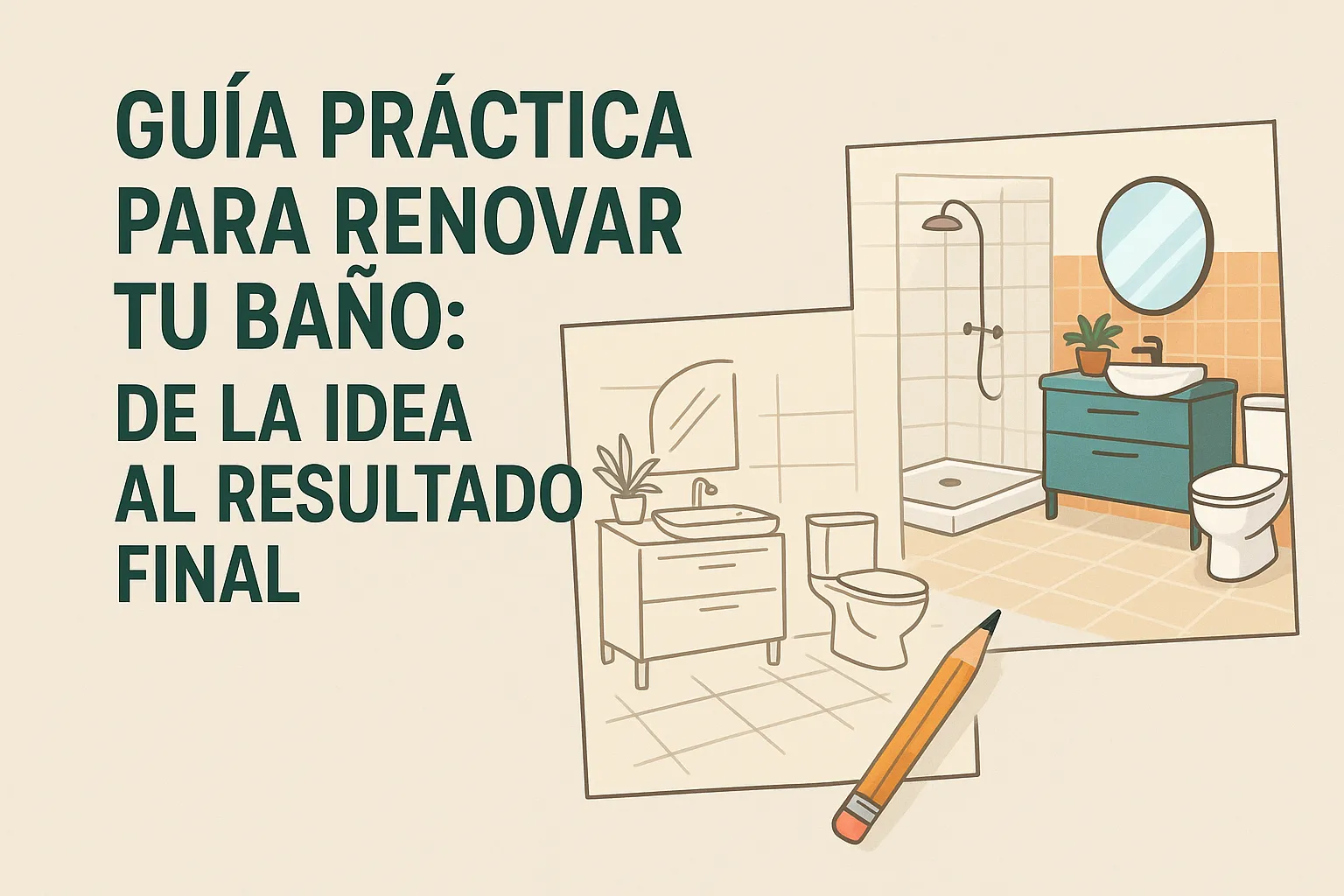 Guía práctica para renovar tu baño: de la idea al resultado final