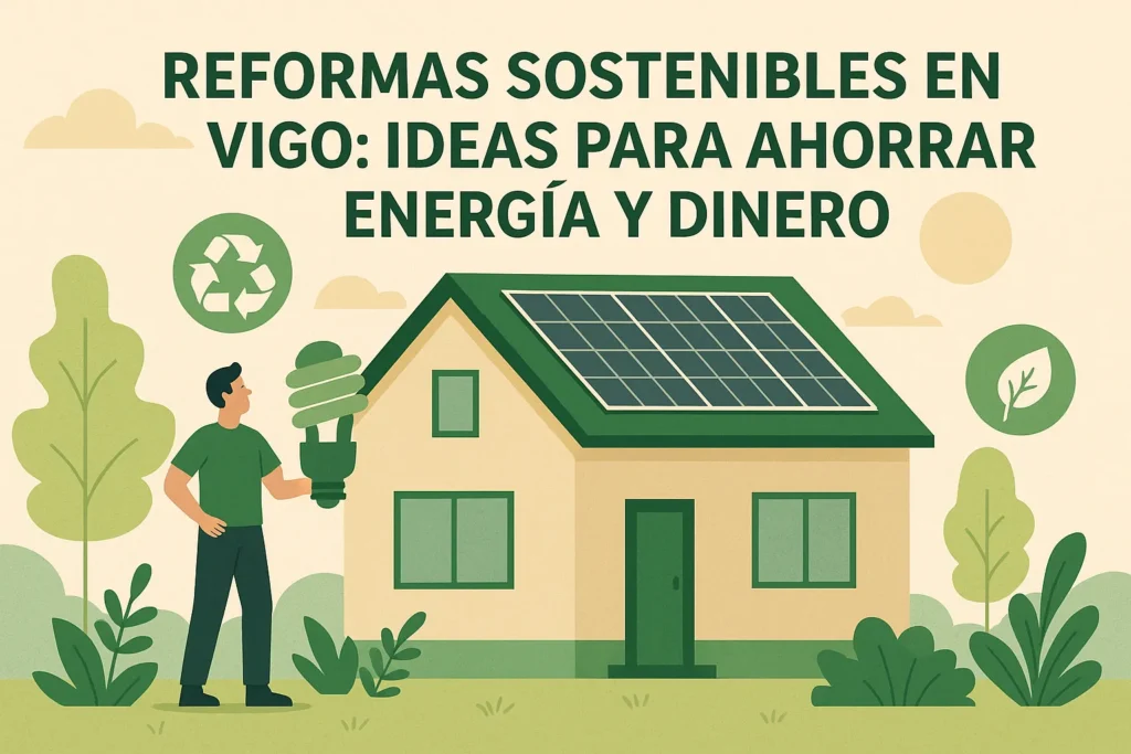 Reformas sostenibles en Vigo: ideas para ahorrar energía y dinero